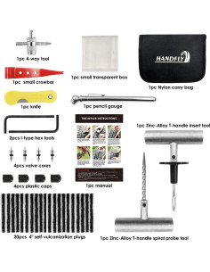 Kit de Reparación de Neumáticos Handfly 39 Piezas 2