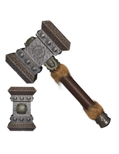 Répl. Ogrim Doomhammer SV 1:1 Metal 55,88 cm Cosplay