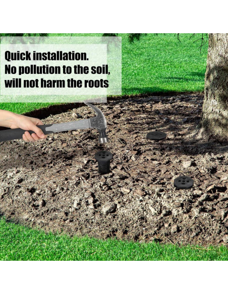 Paquete de 6 estacas de riego Briwooody para jardín