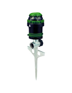 Rociador de Engranaje Orbit H2O-Six 6 Patrones 360 Verde
