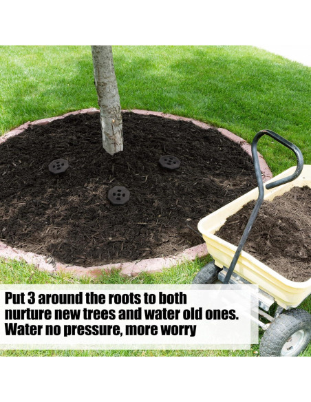 Paquete de 6 estacas de riego Briwooody para jardín