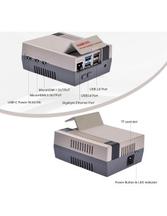 Caja GeeekPi Game5Pi con Cooler y Placa M.2 para Raspberry Pi 5 2