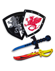 Conjunto Espada y Escudo de Espuma Super Z Outlet 2 Piezas