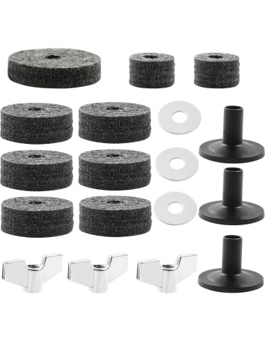 Juego de Accesorios Piutouyar 18 Piezas Fieltro Gris