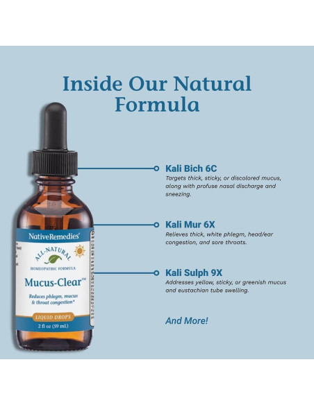 Mucus-Clear NativeRemedies 9g - Alivio Congestión Nasal