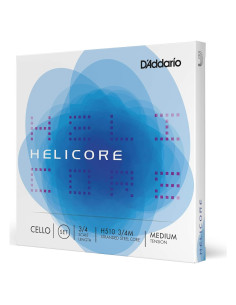 Juego de Cuerdas D'Addario Helicore para Violonchelo 3/4
