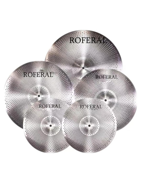 Set de Platillos Silenciosos ROFERAL 5 Piezas 43cm