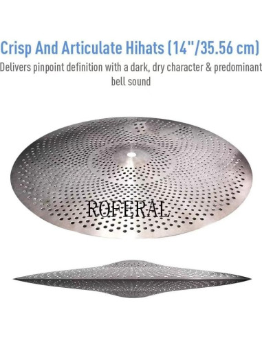 Set de Platillos Silenciosos ROFERAL 5 Piezas 43cm