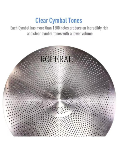 Set de Platillos Silenciosos ROFERAL 5 Piezas 43cm