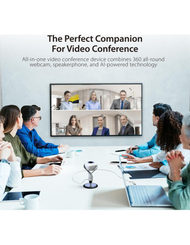 Cámara de Videoconferencia j5create JVU368 360 con IA