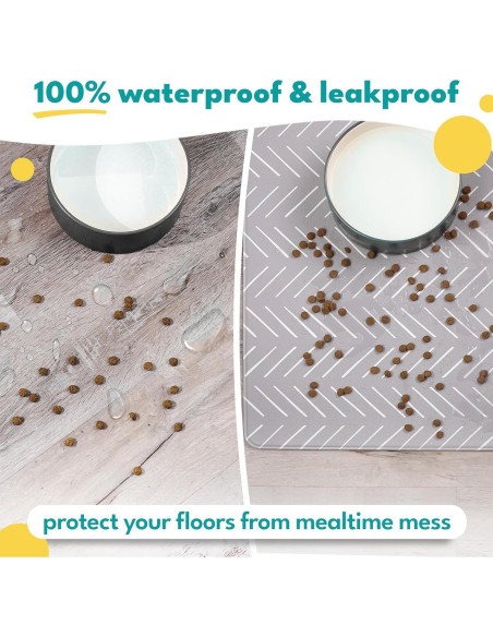 Tapete Impermeable Nalalas para Comida de Mascotas 30x45cm
