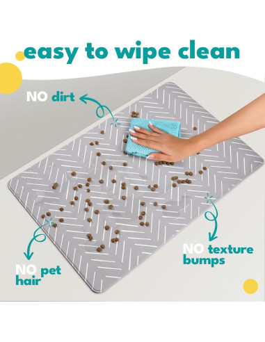 Tapete Impermeable Nalalas para Comida de Mascotas 30x45cm