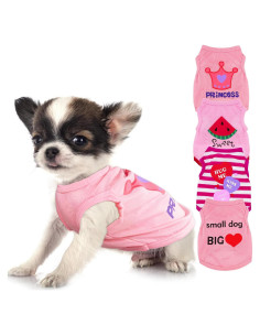 Conjunto 4 Ropa para Perros Friofmuy Rosa X-Small