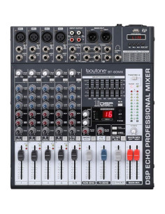 Mezclador de Audio Boytone BT-60MX 6 Canales Bluetooth 2