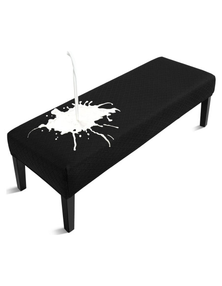 Funda de Banco Impermeable Fuloon 119-130cm Negro