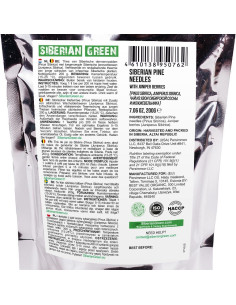Té de Aguja de Pino Verde Siberiano con Bayas de Enebro 200g 2