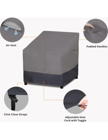 Funda de Silla Exterior Easy-Going 81x94x79 cm Impermeable