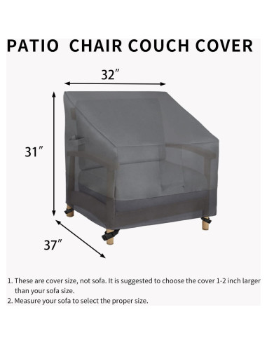 Funda de Silla Exterior Easy-Going 81x94x79 cm Impermeable