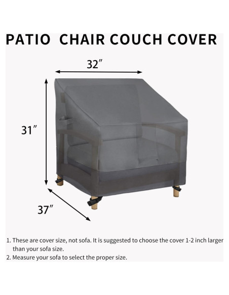 Funda de Silla Exterior Easy-Going 81x94x79 cm Impermeable