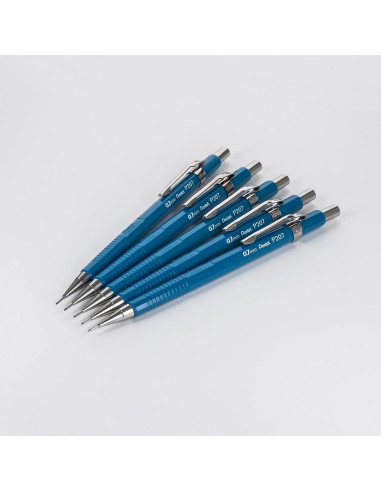 Lápiz Mecánico Pentel Sharp 0.7mm Azul Paquete 5