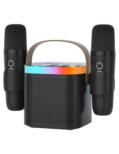 Máquina de Karaoke DRSYXCS con 2 Micrófonos Inalámbricos Máquina de Karaoke DRSYXCS con 2 Micrófonos Inalámbricos