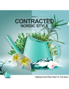 Regadera Interior WhaleLife 1.4L Verde Pino para Bonsai 2