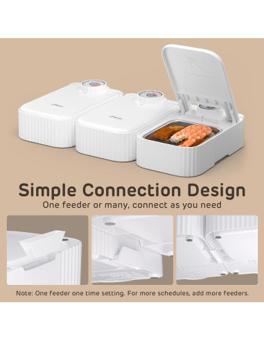 Alimentador Automático iPettie para Perros y Gatos 710ml