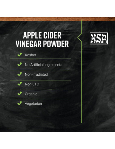 Polvo de Vinagre de Sidra de Manzana Orgánico Frontier 454g