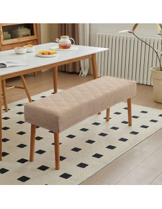 Cubierta Impermeable para Banco Genina Rectangular Caqui 2