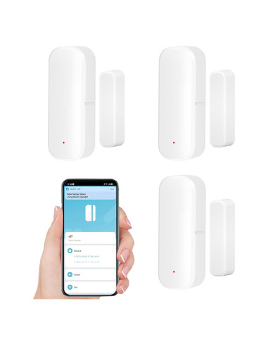 Sensor de Puerta WiFi Gaoducash 3 Pack con Alertas