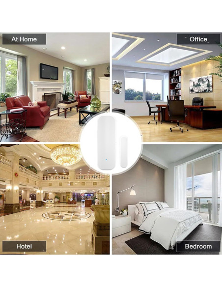 Sensor de Puerta WiFi Gaoducash 3 Pack con Alertas