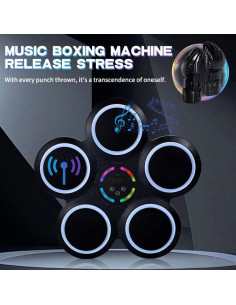 Máquina de Boxeo Musical BABONA 2025 con Guantes Premium 2