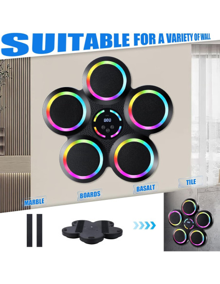 Máquina de Boxeo Musical BABONA 2025 con Guantes Premium