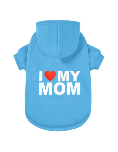 Suéter para Perros GreenJoy Azul Amo a Mi Mamá Pequeño