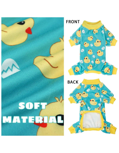 Pijamas para Perros XPUDAC 4 Piezas Pequeños Navidad Pijamas para Perros XPUDAC 4 Piezas Pequeños Navidad