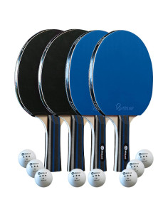 Conjunto de Palas de Ping Pong JP WinLook 4 Jugadores