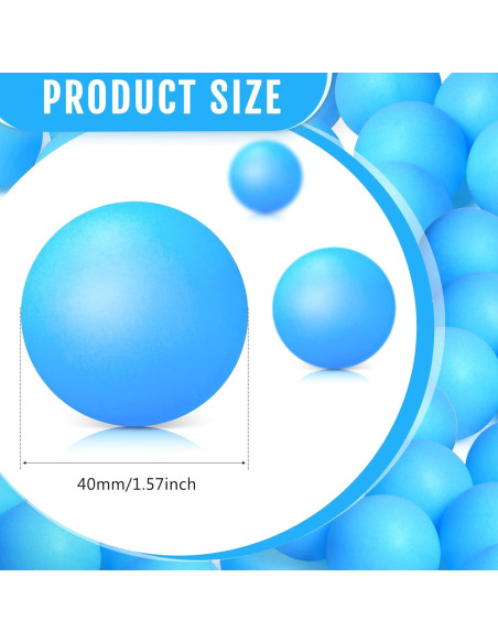 Hanaive 100 Pelotas de Tenis de Mesa 40mm Multicolores