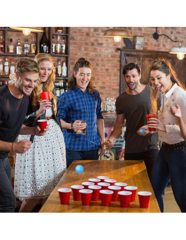 Hanaive 100 Pelotas de Tenis de Mesa 40mm Multicolores