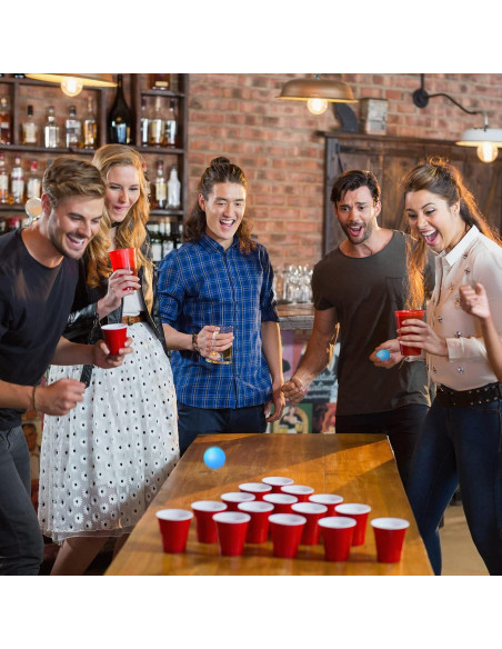 Hanaive 100 Pelotas de Tenis de Mesa 40mm Multicolores