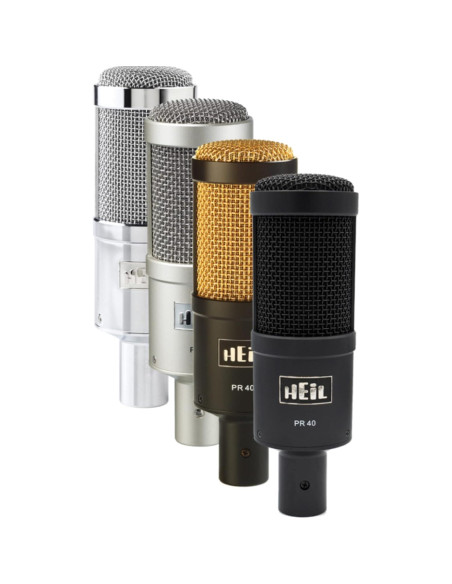 Micrófono Dinámico Heil PR 40 XLR para Streaming y Podcast