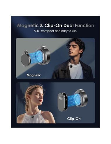 Micrófono Lavalier Inalámbrico Lincisoonic A6 USB-C 14h