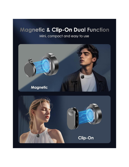 Micrófono Lavalier Inalámbrico Lincisoonic A6 USB-C 14h