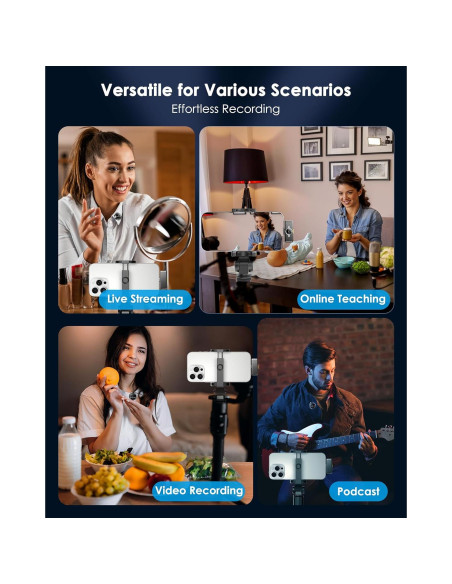 Micrófono Lavalier Inalámbrico Lincisoonic A6 USB-C 14h