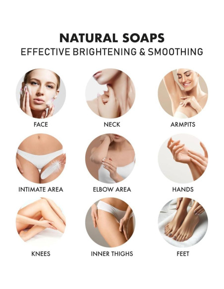 Jabón Orgánico de Hoja de Olivo Natural Bodrum - 5 Piezas 99g