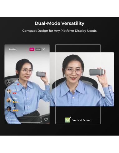 Cámara Web 4K NearStream V08AF con Micrófono y FOV Ajustable