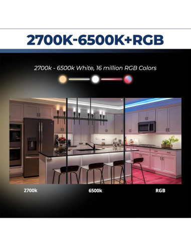 Bombillas LED E12 Smart Lightinginside 6W 500LM 16 Colores