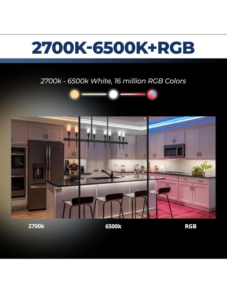 Bombillas LED E12 Smart Lightinginside 6W 500LM 16 Colores