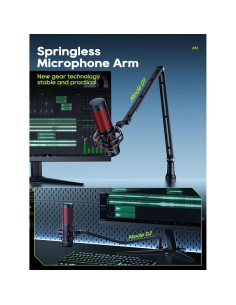 Brazo de Micrófono M01 Soporte Plegable 360 para Podcasting 2