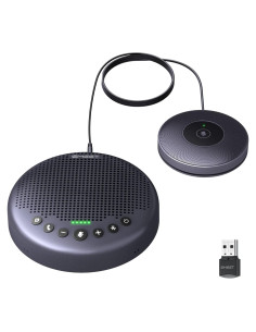 EMEET Altavoz Luna Plus con 9 Micrófonos 360 para 14 Personas