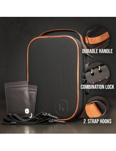 Bolsa a Prueba de Olores KIBAGA con Cerradura - 21,6x14x11,4 cm 2